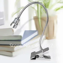 Светодиодный светильник для ноутбука/ноутбука 85-265 в, 1*1 Вт настольная лампа высокого света клип светильник лампа для чтения белый/теплый белый