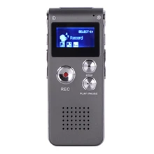 Gosear 8G мини шумоподавление цифровой MP3 диктофон с наушником USB кабель телефонный Адаптерный микрофон для встреч