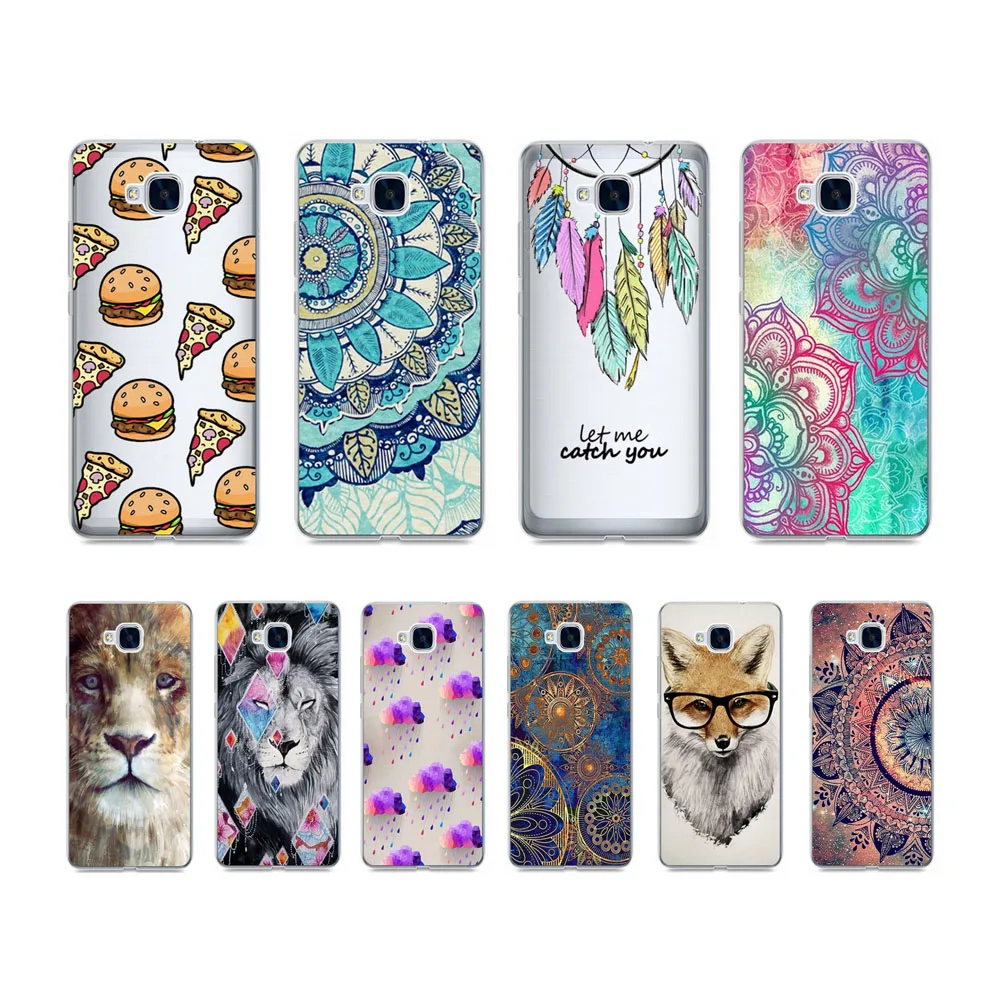 

Fashion Soft TPU Case For Huawei Honor 5c Soft Silicone Cover Cases For Huawei Honor 5c Without Fingerprint Hole Version For RU