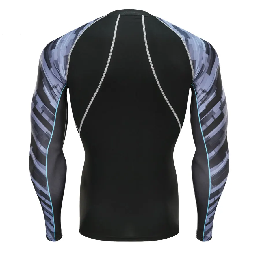 ММА Мужская рубашка сжатия прогулочные Костюмы Одежда динамический набор 4xl длинная футболка и брюки женские фитнес-тренировки колготки