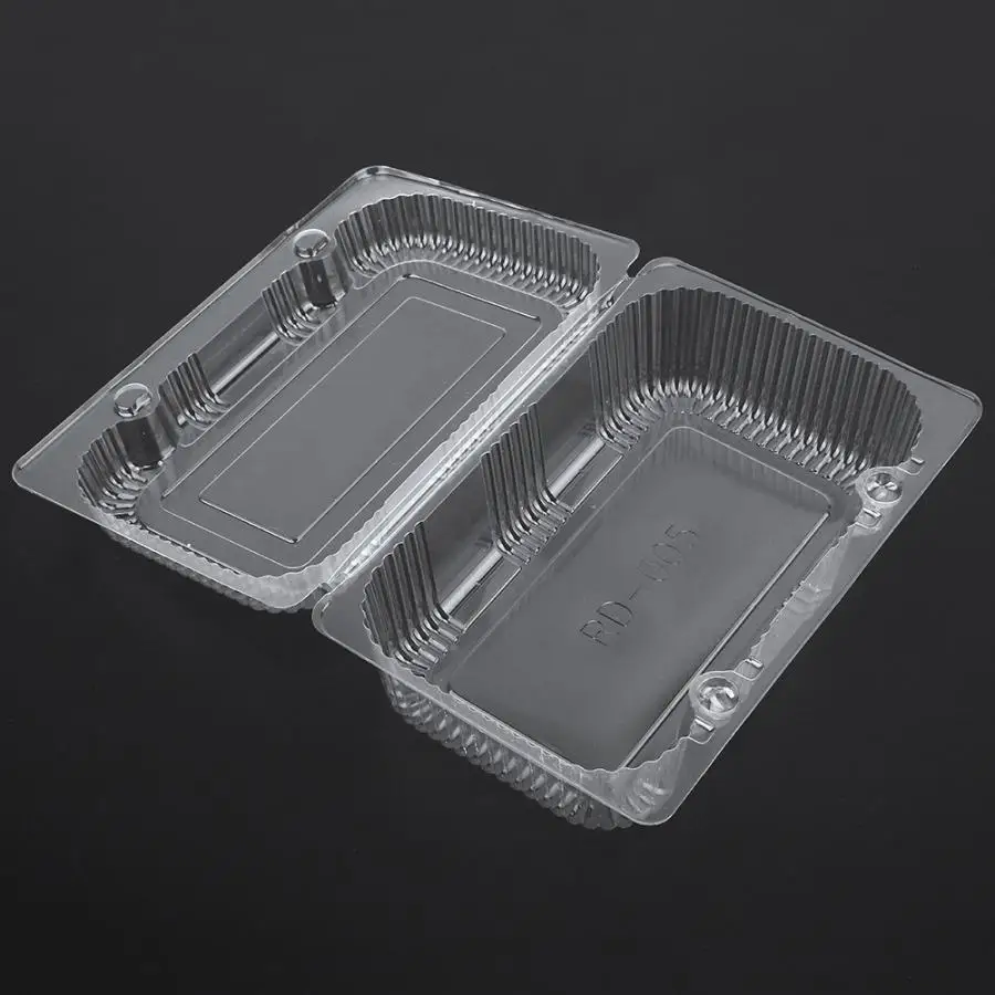 

Remote Control Holder Acrylic Box 25 PCS Disposable Plastic Hinged Loaf Container Food Fruit Storage Box Storage Box Jewelery