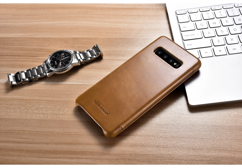 Для samsung Galaxy S10 Plus, откидной Чехол, изогнутый край, винтажная серия, натуральная кожа, магнитные Чехлы для Galaxy S10, чехол для сотового телефона s