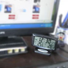Двойная температура внутри и снаружи автомобиля электронные часы Автомобильные электронные часы автомобиль термометр