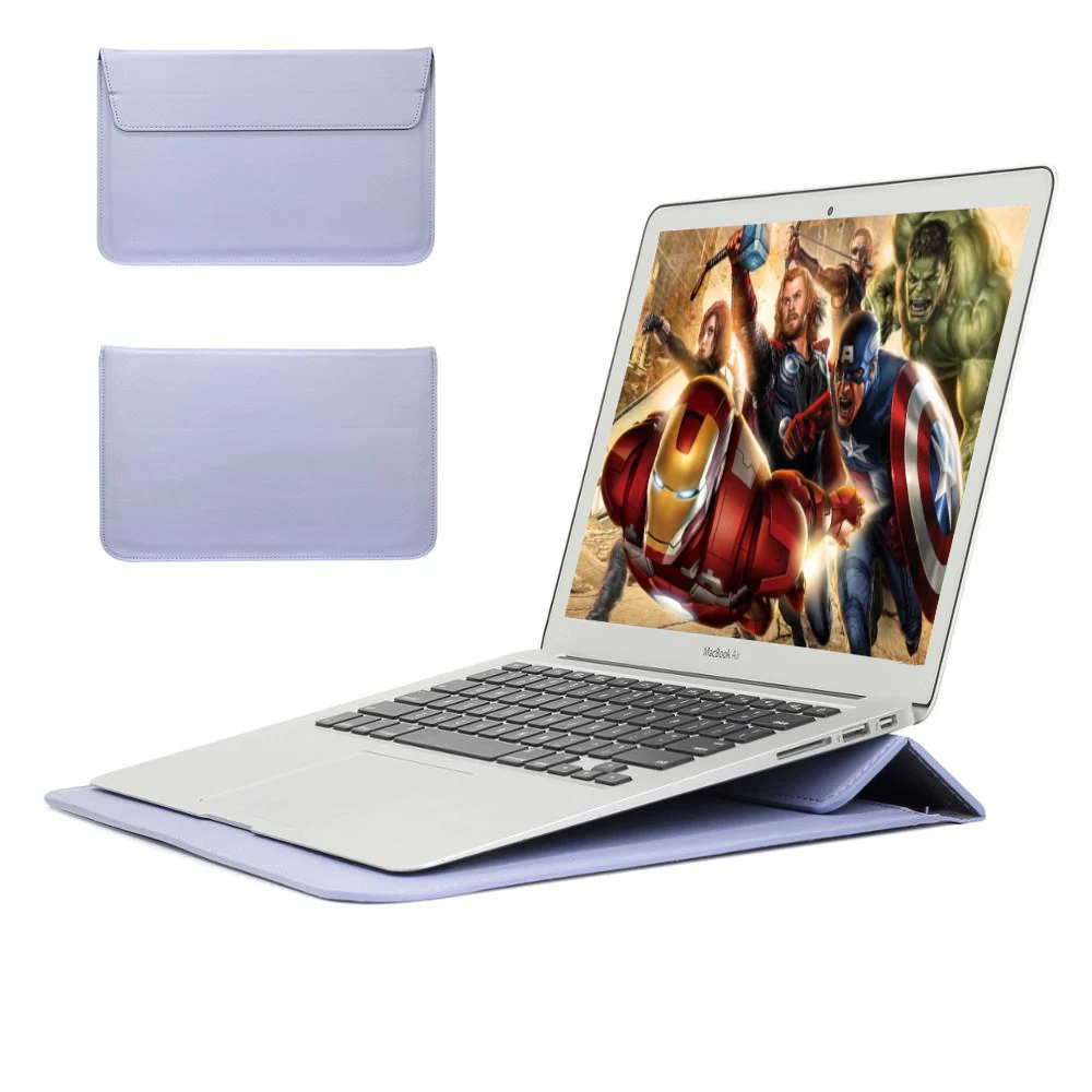 Чехол-сумка из искусственной кожи для Macbook Air Pro retina 11 12 13 15, чехол для ноутбука, Mac book 13 дюймов