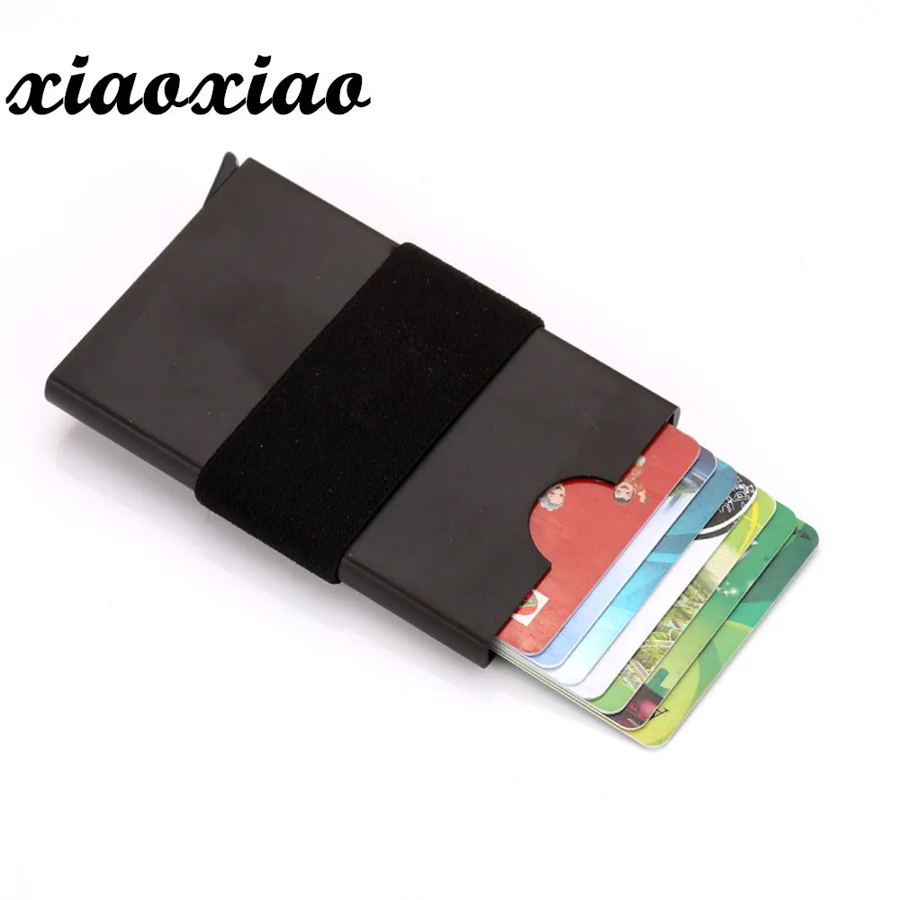 

2018 Superior Quality Women Men ID Credit Card Protector Leather Wallet Card Holder Package Box X# dropship