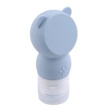 Пустые Силиконовые флаконы для макияжа, Пустые контейнеры для косметики, лосьона, шампуня, бутылки для ванной комнаты