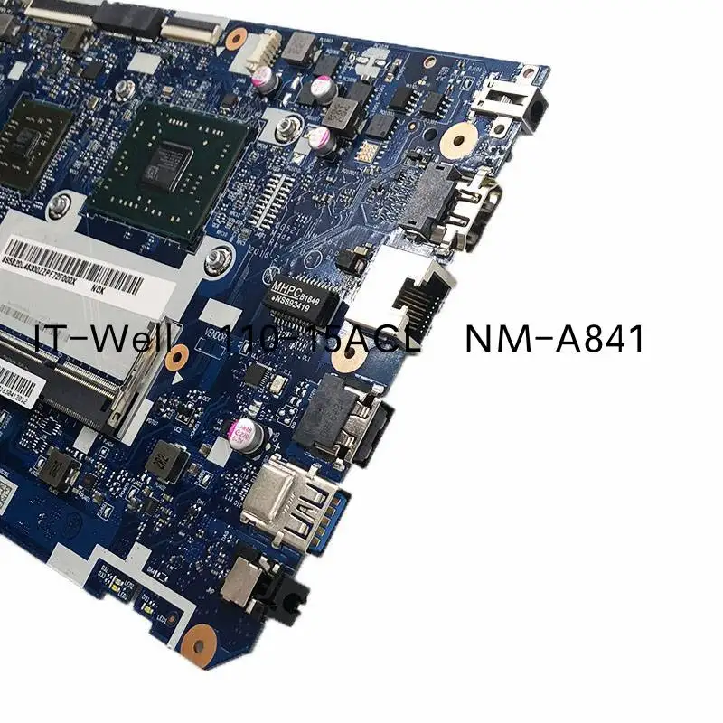 70% OFF  Original NM-A841 For Lenovo 110-15ACL Laptop motherboard With AMD E1 CPU R5 M430 2G Graphics