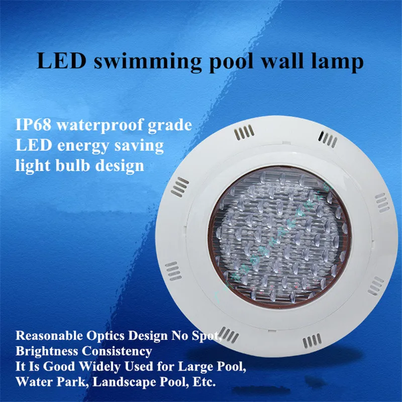 AC12V 54W RGB Swimming LED Pool Lights underwater light IP68 Waterproof Lamp Spa