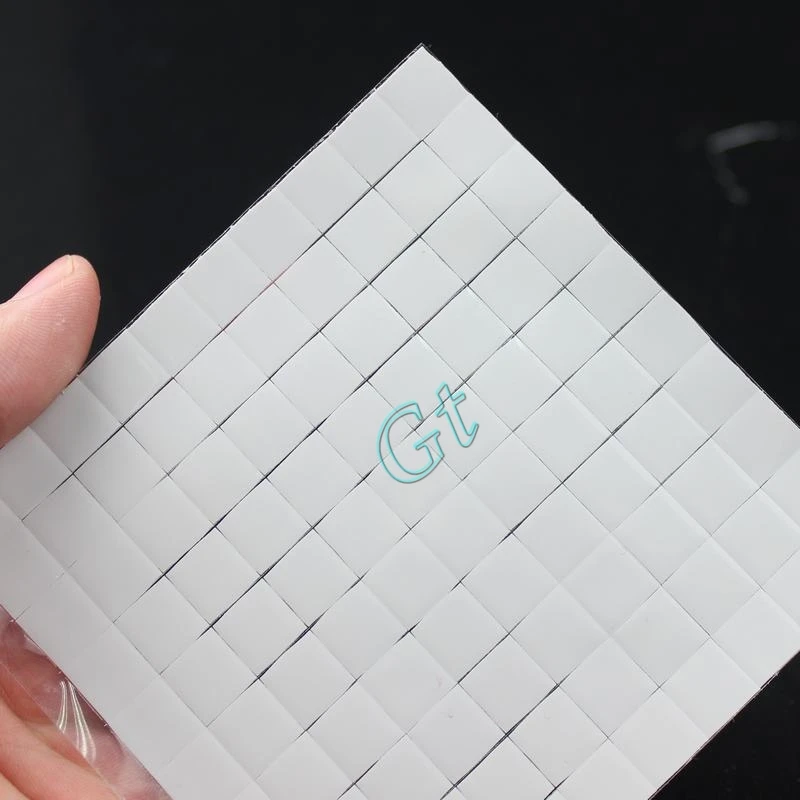 

white 10x10x1mm GPU CPU Heatsink Cooling Thermal Conductive Silicone Pad