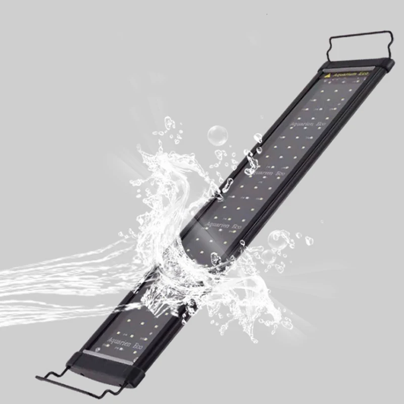 

LED Aquarium Light Fish Tank Lamp Lighting Energy Saving with Extendable Brackets FP8