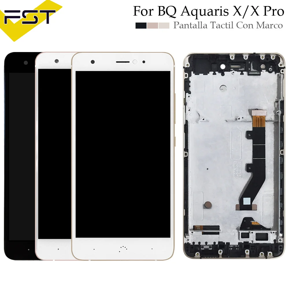 

For BQ Aquaris X / X Pro LCD Display + Touch Screen Digitizer Assembly With Frame For BQ X Pro LCD Panel Tactil Con Marco