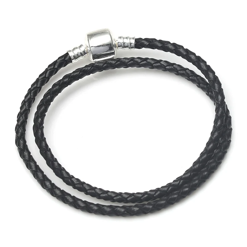 Sonykifa Высокое качество кожаный браслет для женщин подходит DIY тонкий браслет и браслеты модные украшения аксессуары