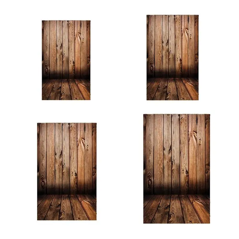 Wood Plank Background Cloth Photographic Studio Backdrops Photography Props