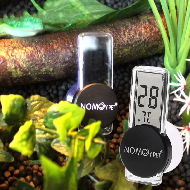 

LCD Digital Reptile Thermometer Temperature Humidity Indicator Thermometer and Hygrometer for Reptile