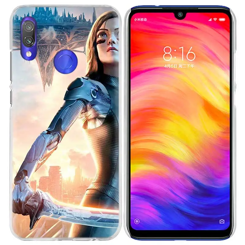 Alita Battle Angel чехол для Xiaomi Redmi Note 7 K20 6 6A Pro Y3 фотоаппаратов моментальной печати 7S 7A GO S2 5 mi играть A1 A2 8 lite Poco F1 жесткий чехол для телефона pc - Цвет: 03