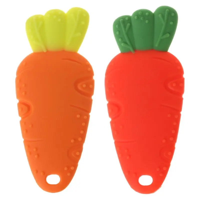 baby carrot teether