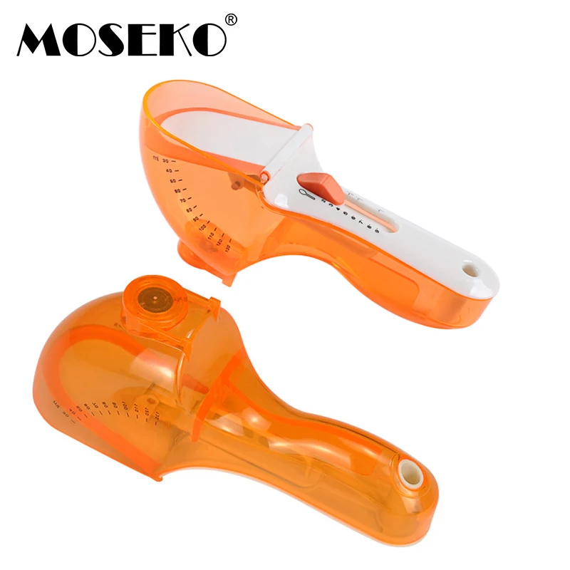 

MOSEKO 1PC Plastic Adjustable Measuring Spoon With Scale Kitchen Measuring Cup Measure Tool Cooking Baking Accessoires