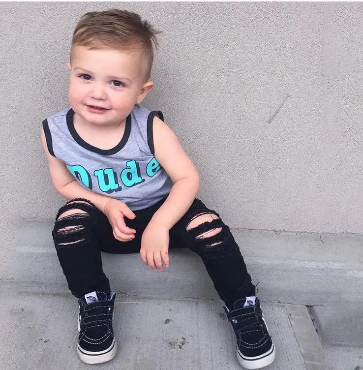 Wholesale 2018 Boy Baby denim kids boys Jeans New Summer children