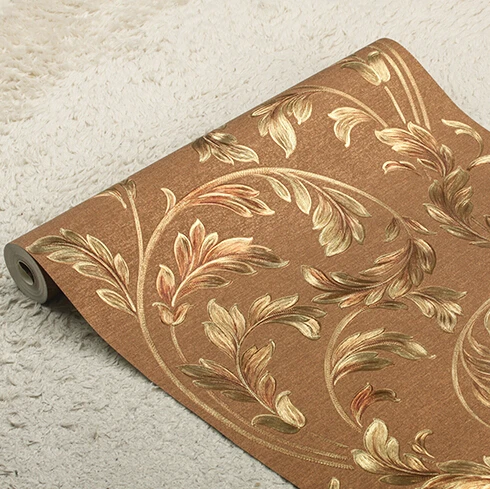 European Luxury Gold Floral Wallpaper 3D Embossed Waterproof Wall Paper Roll Mural Wallpaper Living room bedroom wallpaper European Luxury Gold Floral Wallpaper 3D Embossed Waterproof Wall Paper Roll Mural Wallpaper Living room bedroom wallpaper