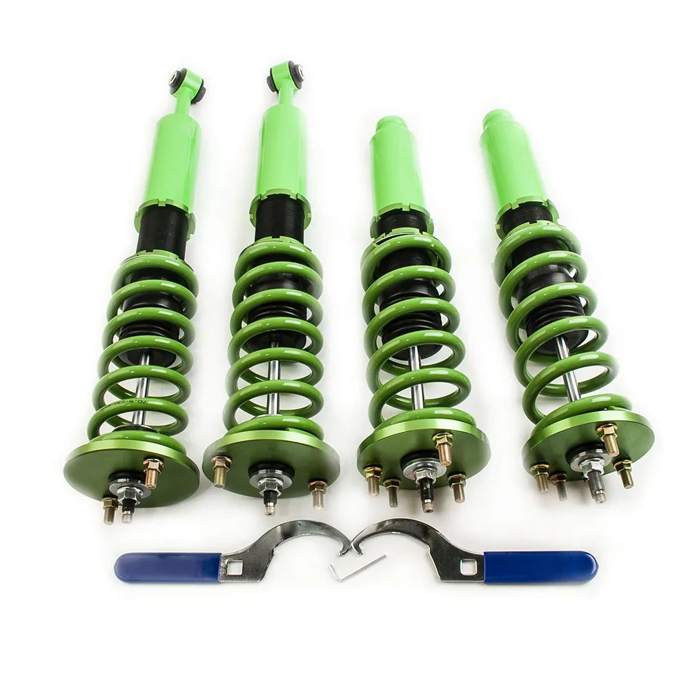 

Suspension for Acura TSX 04-08 Accord Absorbers 03-07 30 Ways Adjustable Damper Coilover Suspensions Front Rear Green