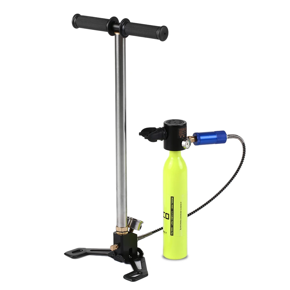 

0.5L Scuba Oxygen Cylinder High Pressure Air Pump for 0.5L Air Tank Hand Pump Diving Equipment