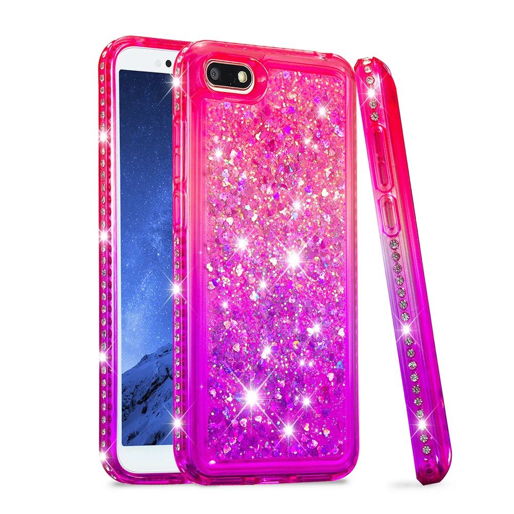 Diamond Glitter Case For Huawei P20 Lite Gradient Bling Sparkle Liquid Quicksand Soft Silicone Case for Huawei P20 Lite Cover (12)