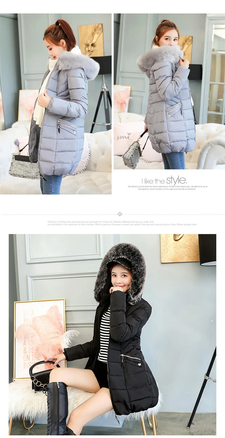 5XL 6XL длинный теплый зимний жакет, женский пиджак плюс Размеры с капюшоном серый пиджак Для женщин верхняя одежда в Корейском стиле, утепленная верхняя одежда женский D515