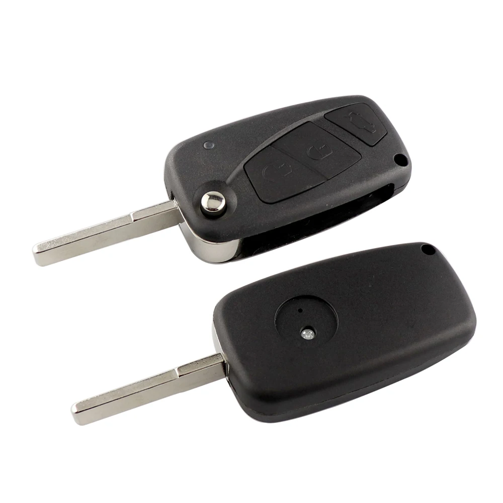 Chiave/Telecomando Per Fiat 500 Fiorino Qubo Panda Idea Punto Stilo Ducato - 3 Pulsante 433mhz Pcf7946 Chip Di Vibrazione Pieghevole Fiat -