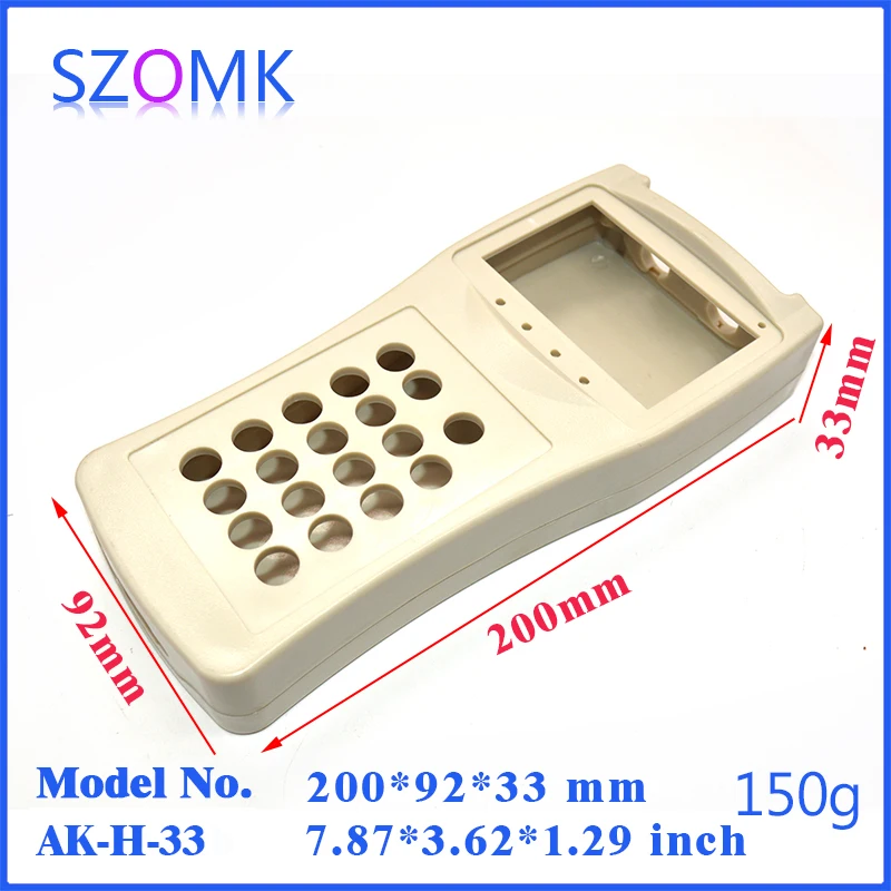 

10 pcs/lot abs junction housing case for electronics design and handheld plastic box cabinet 200*90*32 mm