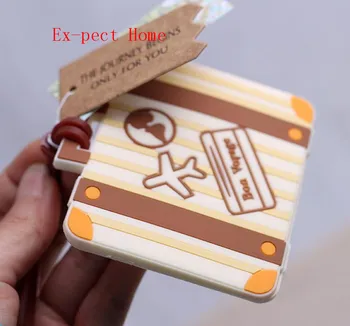 

600 pcs Luggage Tag "Let the Journey Begin" Vintage Suitcase Labels Wedding Bridal Shower Favors Party Gifts