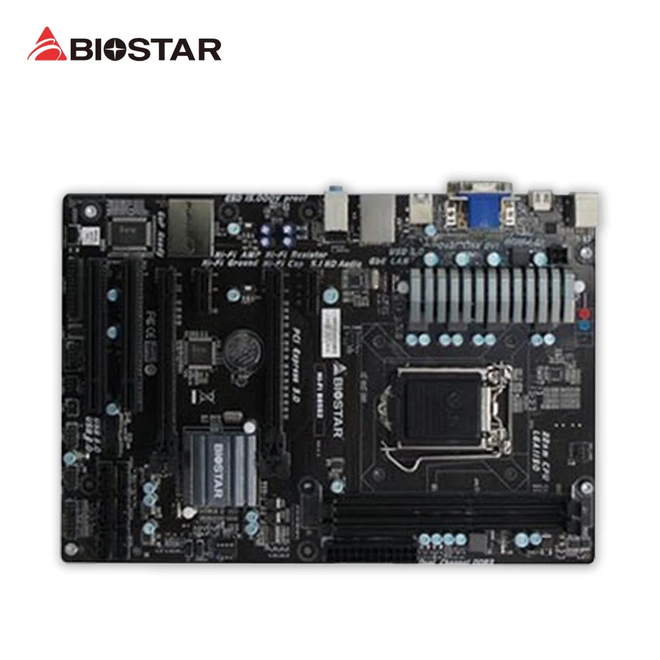 

BIOSTAR Hi-Fi B85S2 Desktop Motherboard B85 LGA 1150 DDR3 SATA3 USB3.0 ATX