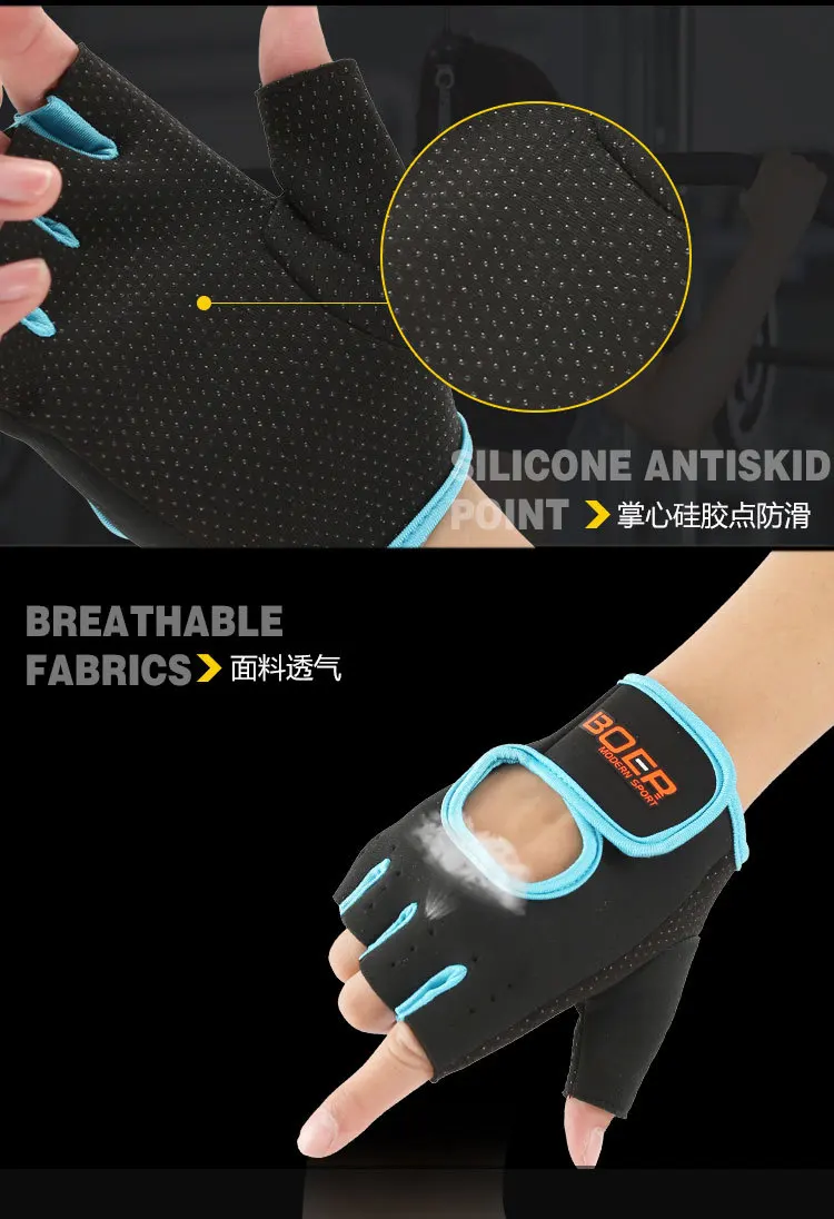 1 пара женские/мужские Противоскользящие перчатки для занятий тяжелой атлетикой дышащие спортивные перчатки для бодибилдинга