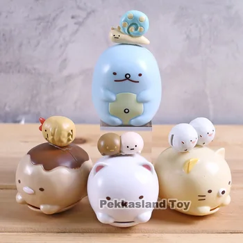 

New Sumikko Gurashi Food Bear Cat DIY Figures Model Figurine Kids Toy Home Decoration Landscape Doll Collectible