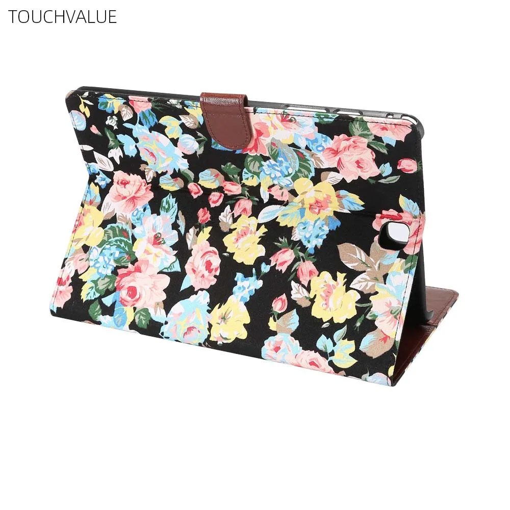 

Women Fashion Print Case For Samsung Galaxy Tab T550 Full Cover For Samsung Tab A T550 Funda with Stand Card Slots Function