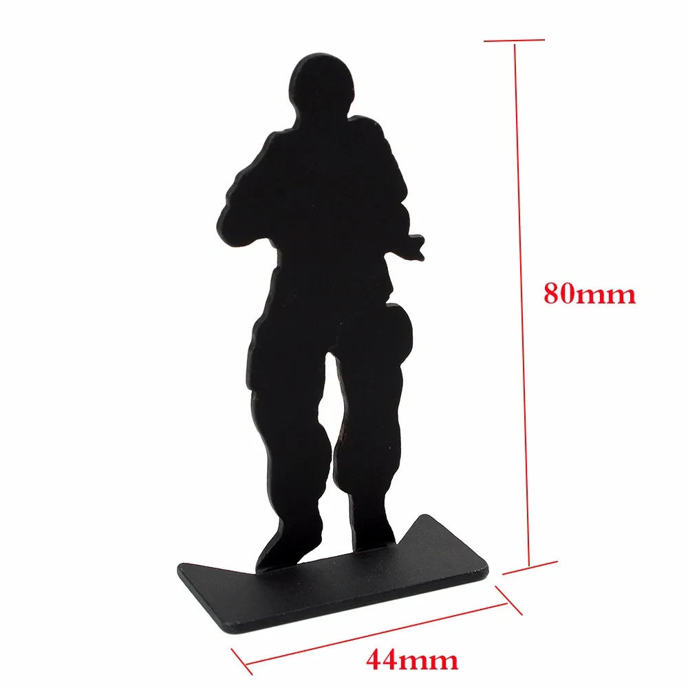 Ohhunt Metal Target Modle 80x44mm Black For Hunting Shooting Exercise (8)