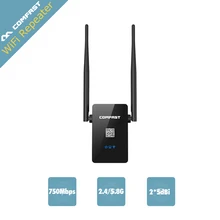 COMFAST Wireless WIFI Repeater 750Mbps Router Dual Band 2.4G/5.8G 802.11AC WI-FI Repeater Wi fi Roteador Signal Booster Extender