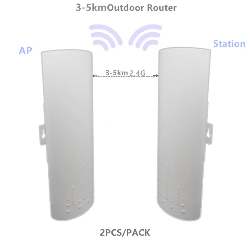 9344 9531 220 3-5 км маршрутизатор wifi ретранслятор длинный Диапазон 300 Мбит/с 2,4 ГГц открытый AP роутер AP мост Клиент маршрутизатор repeaterZ - Цвет: 2 pcs