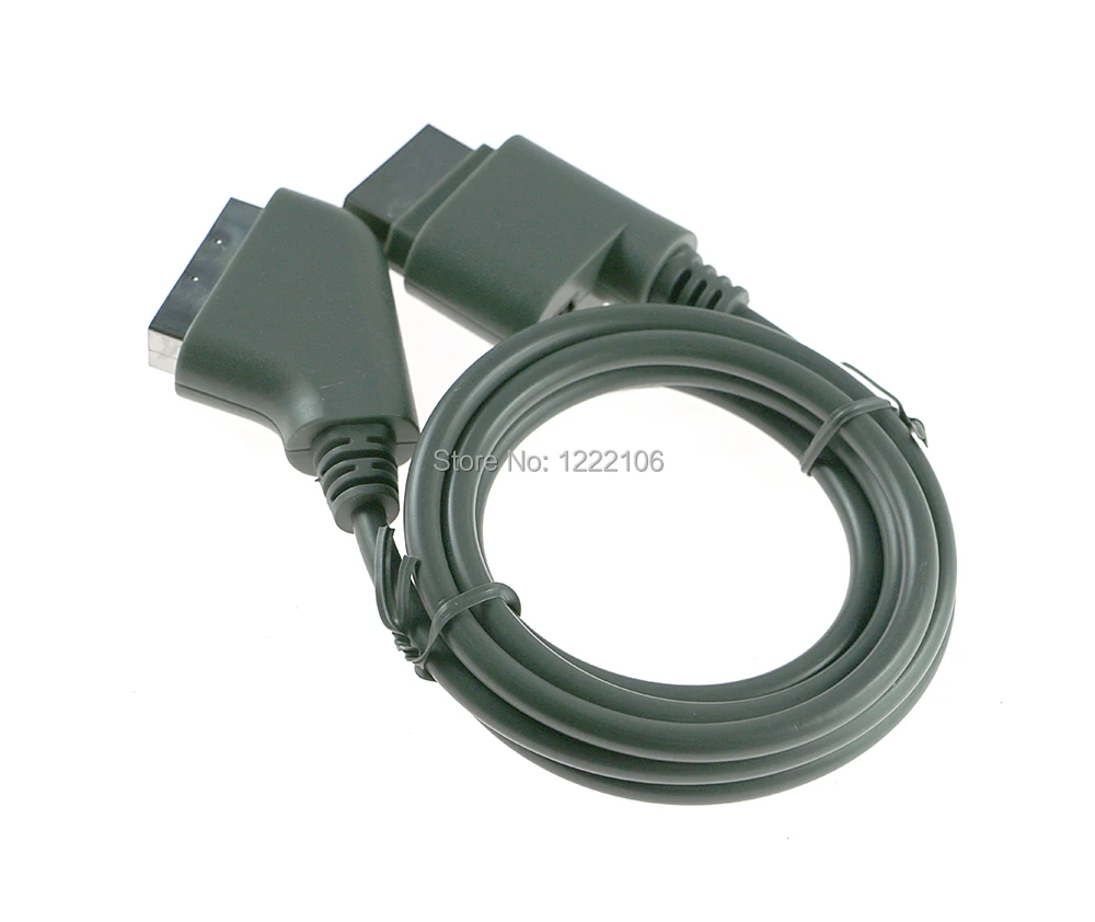 ChengChengDianWan 3 шт./лот 1 8 м 6 футов Scart RGB HD TV Аудио Видео AV кабель для xbox360 xbox 360|cable for|lot