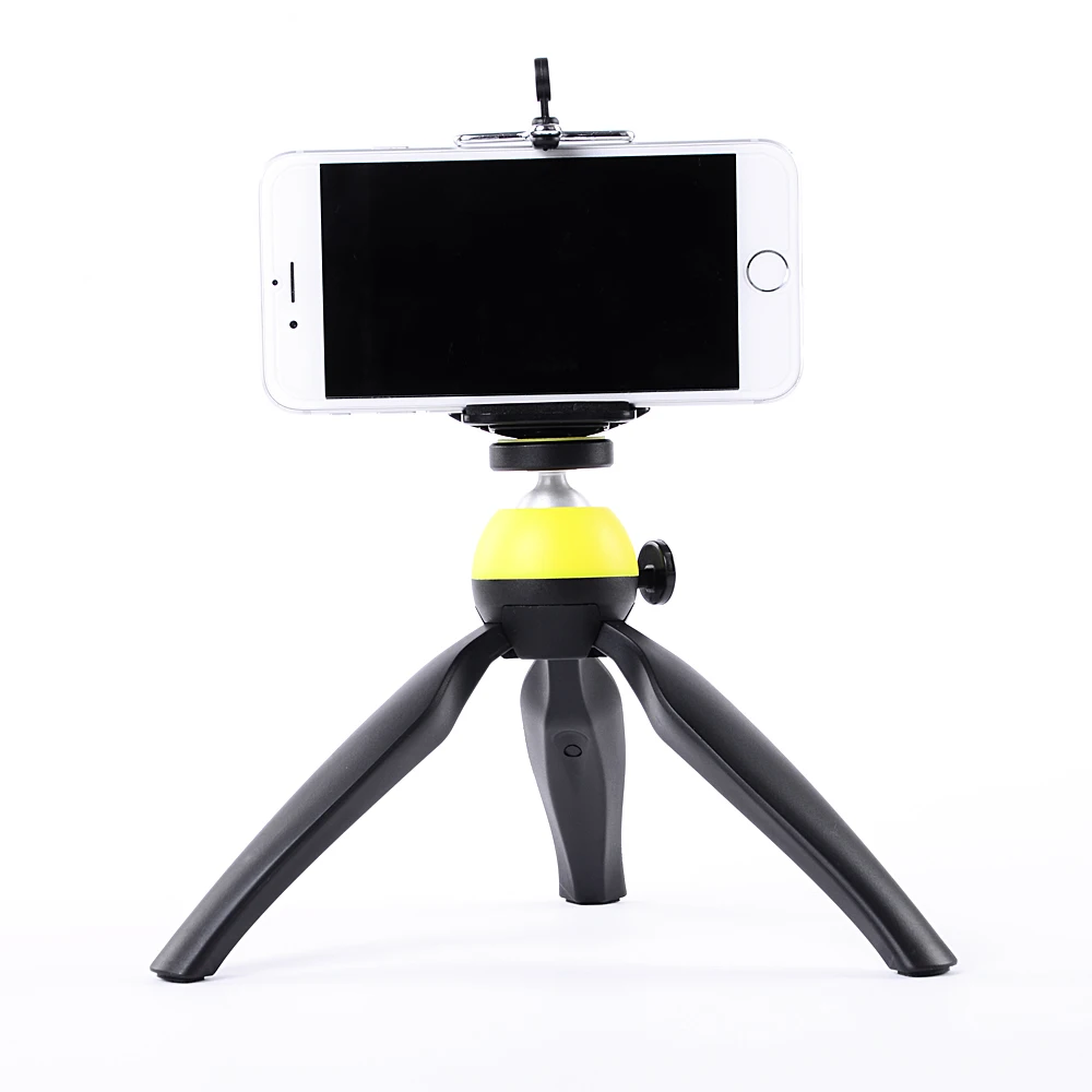 mini Tripod with Phone Mount Selfie Portable Camera Tabletop Tripod for