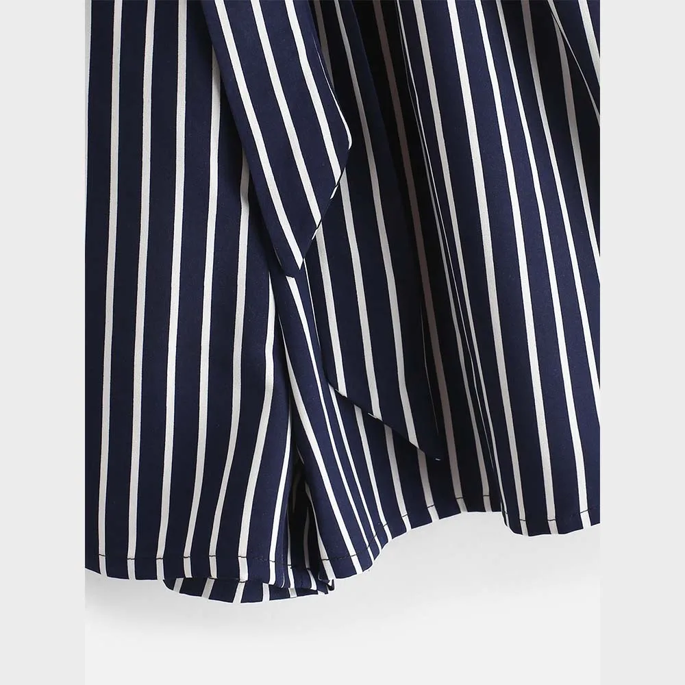 ZAFUL Striped Surplice Cami Romper Casual Brief Regular Striped Female Backless Playsuits Urban Shorts Summer Women Jumpsuits ZAFUL Striped Surplice Cami Romper Casual Brief Regular Striped Female Backless Playsuits Urban Shorts Summer Women Jumpsuits