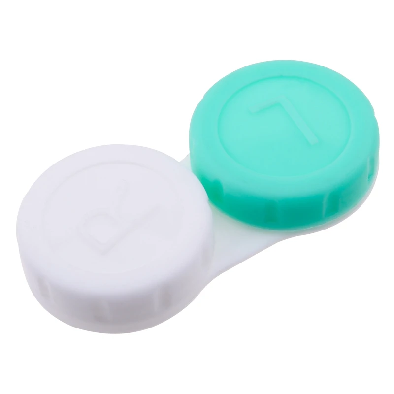 

Contact Lens L+R Cases Storage Holder Soaking Container Glasses Cosmetic Contact Lenses Box For Eyes Portable Travel Kit