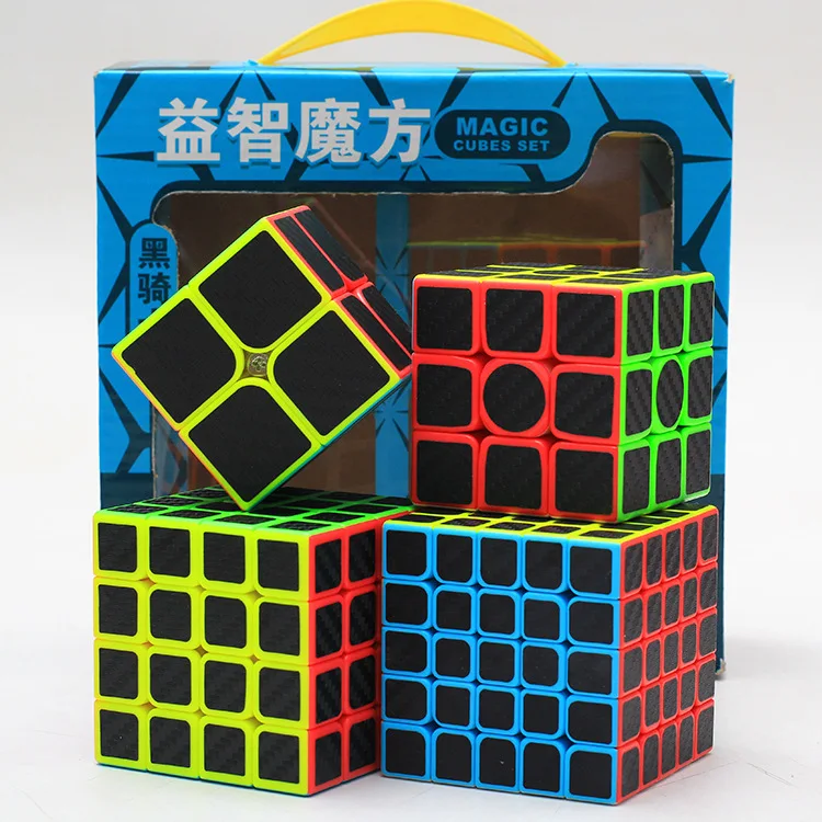 Z-Cube Bundle Black Knight 2x2 3x3 4x4 5x5 Speed Cube Set Cube Pack Puzzle Carbon Fiber Cube Magic Fidget Toy Gift Box Z-Cube Bundle Black Knight 2x2 3x3 4x4 5x5 Speed Cube Set Cube Pack Puzzle Carbon Fiber Cube Magic Fidget Toy Gift Box
