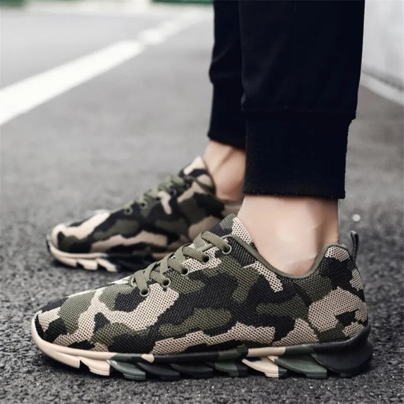 

Hot Sale Fashion Casual Shoes For Men Spring Autumn Male Sneakers Light Camouflage Lace-up Flat Shoes Comfortable Footwear