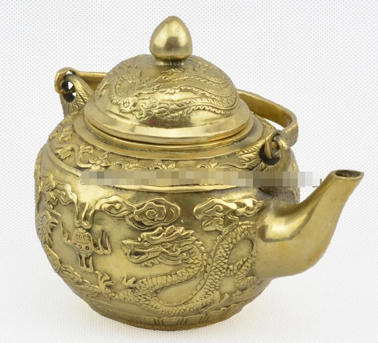 SCY 426+++Copper bronze ornaments and Brass Teapot pot kettle Home