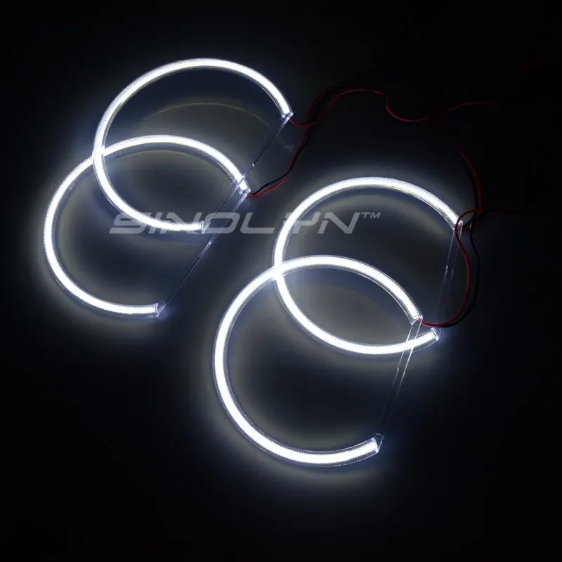  COB LED Angel Eyes For BMW 3 5 7 Series E46 M3/E39/E38/E36 Halogen Xenon Headlight Accessories Runn - 32247436734