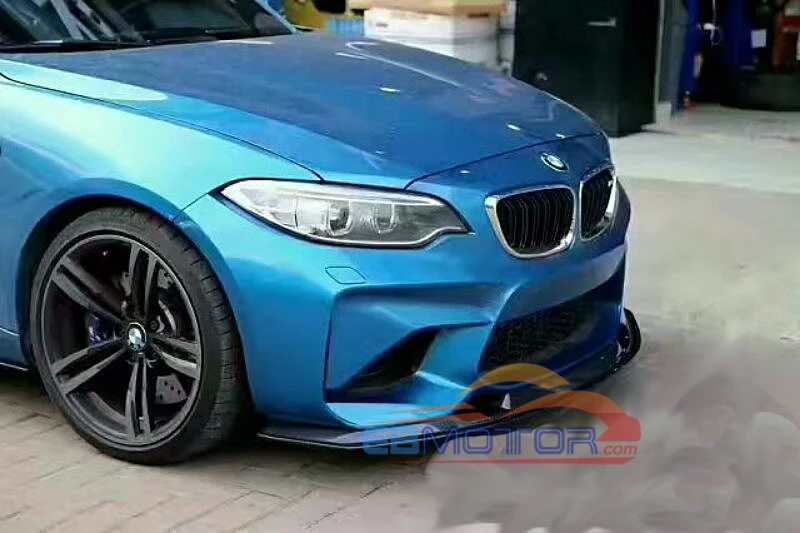Передний спойлер из настоящего углеродного волокна для BMW M2 F87 2014UP