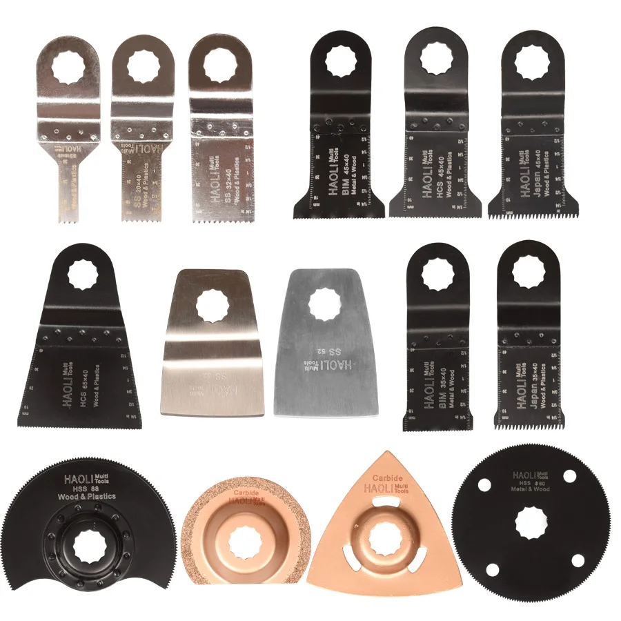15 pcs Oscillating multi tool Saw Blades Accessories for Rigid Worx AEG