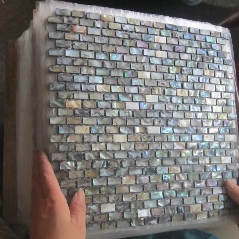 HYRX mother of pearl semiarch shape shell mosaic