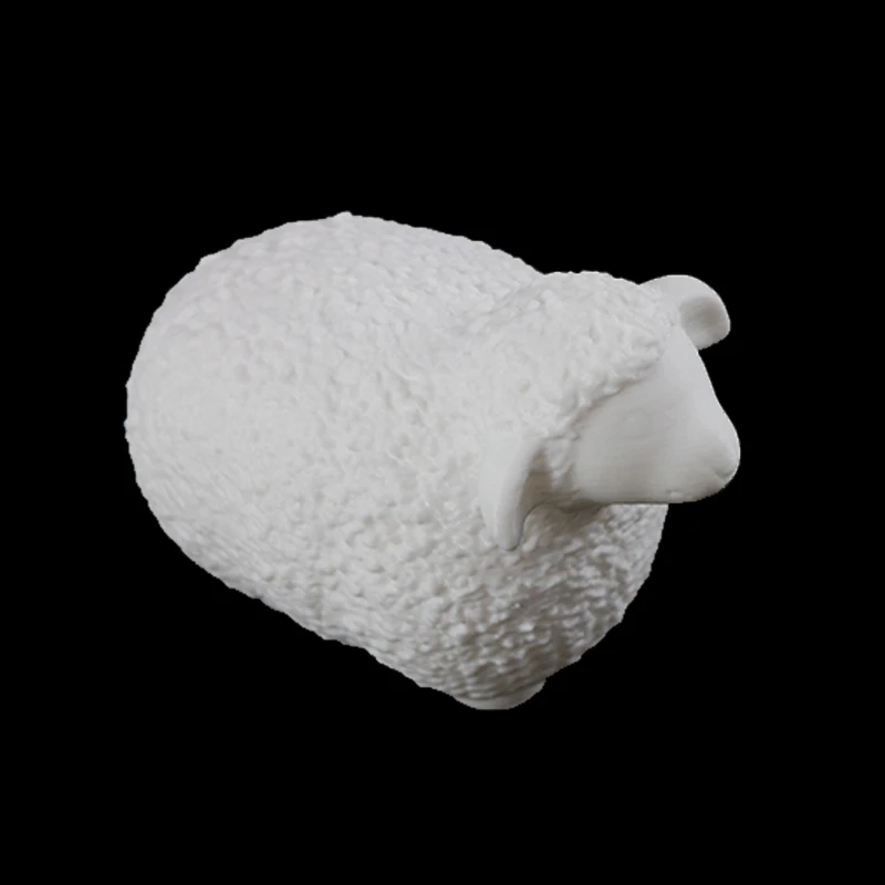 PLA 16 الألوان 3D طباعة ليلة ضوء الأغنام مصباح خزانة مصباح ليد الأطفال ليلة ضوء أباجورة المنزل زخارف مكتب الجدة هدية
