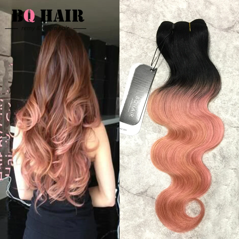 

BQ HAIR 8A Remy Bundles 1B/ Rose Gold Malaysian Body Wave Human Hair Extensions 3 pcs Lima Peru Beauty for Christmas Aliexpress